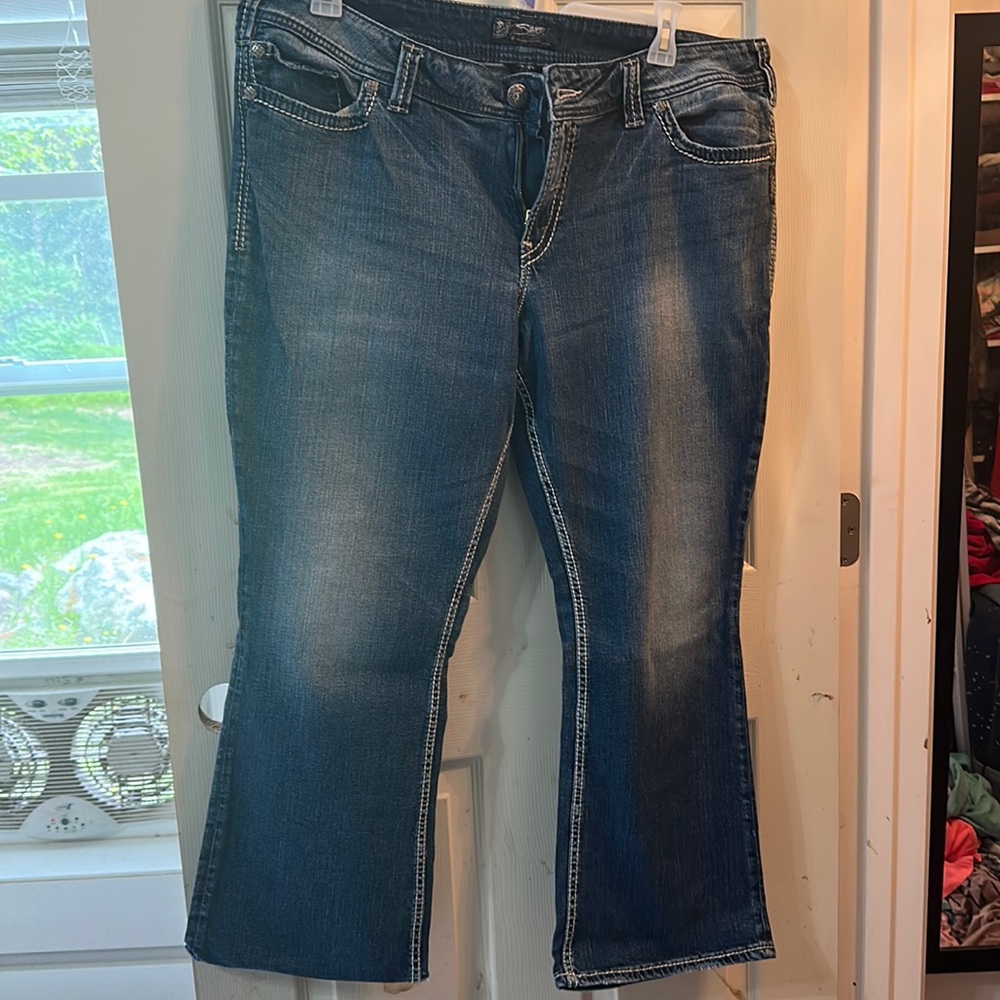Silver jeans